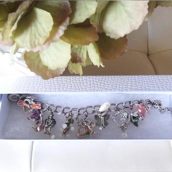 Kirks Folly Angels Ethereal Heavenly Charm Bracelet - Picture 5 of 15